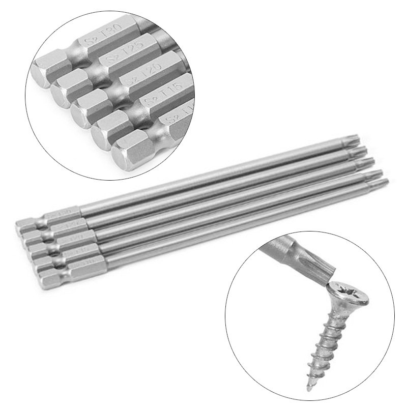 Bộ tua vít hình sao có nam châm và lổ ngay tâm