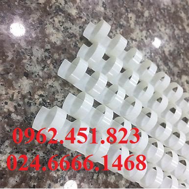1 hộp LÒ XO NHỰA, GÁY XOẮN ĐÓNG SỔ, LÒ XO GÁY XOẮN NHỰA FFG các cỡ