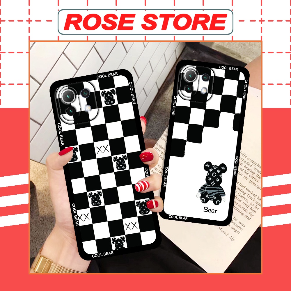 Ốp Xiaomi Mi 11 5G / Mi 11 Lite 5G / Mi 11 Lite 5G NE in hình in hình doremon, couple, shin, bearbrick dễ thương