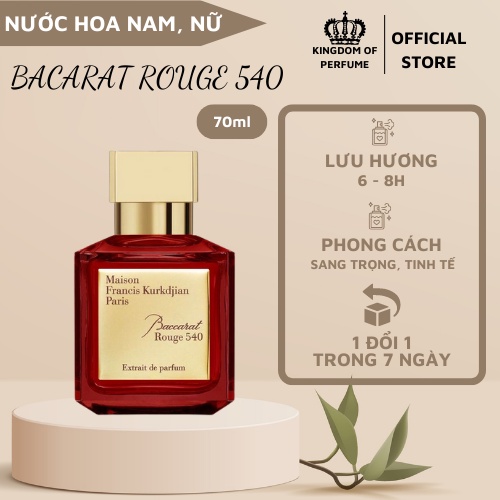 Nước Hoa Nam Nữ Mfk Baccarat Rouge 540 Edp Dung Tích 70Ml - Hương Thơm Của Sự Giàu Sang Phú Quý
