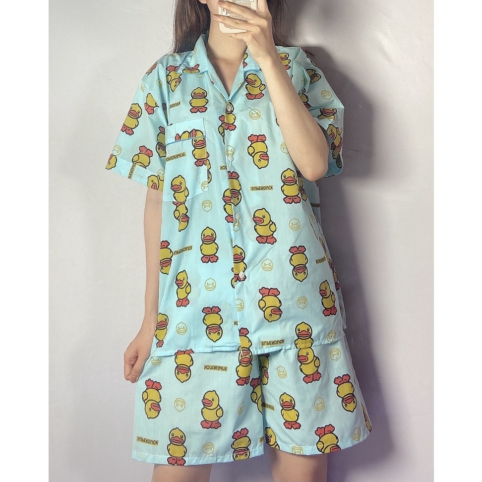 Đồ bộ ngủ họa tiết vịt couple dễ thương 2021 | BigBuy360 - bigbuy360.vn