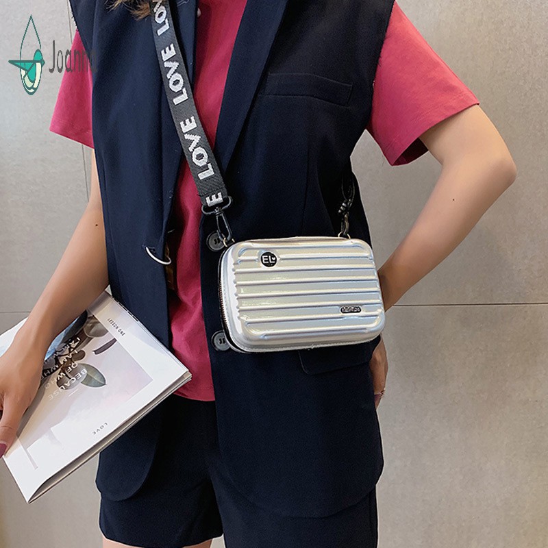 Túi xách đeo chéo vai hình vali mini sáng tạo cá tính cho nữ