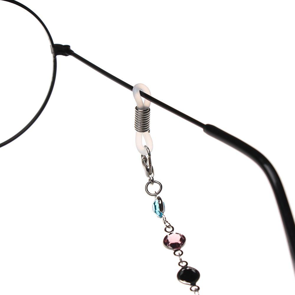 EUTUS Dây Đeo Mắt Kính Bằng Thép Không Gỉ Xỏ Hạt Thủy Tinh Unisex