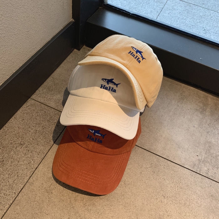 Mũ lưỡi trai họa tiết thêu hình xinh xắn trẻ trung cho nữ