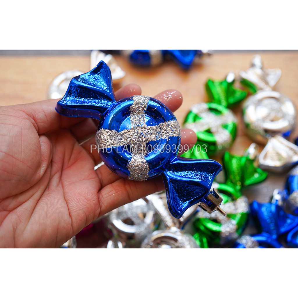 {HCM- BỊCH 6 CÁI - KẸO TRANG TRÍ CÂY THÔNG / NOEL