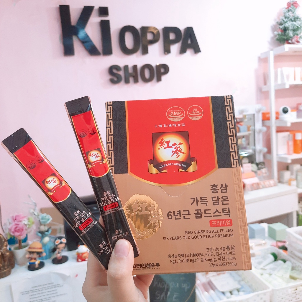 Hồng sâm nước 6 năm tuổi cao cấp KOREA RED GINSENG DISTRIBUTION Korea Red Ginseng Six Years Old Gold Stick Premium