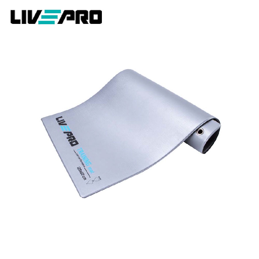 Thảm tập gym yoga chống trượt không thấm nước cao cấp có mắt treo Livepro Chính Hãng Mã LP8220 HANGING CORE MAT