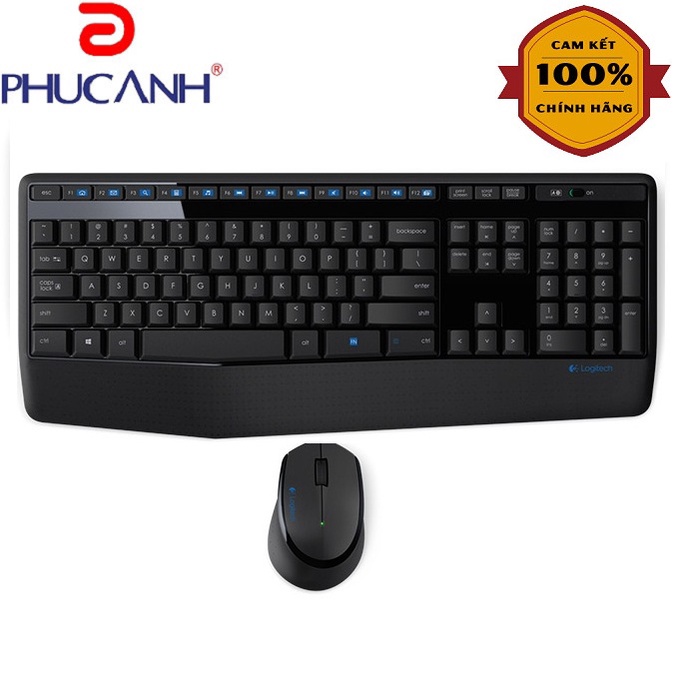 Bộ bàn phím chuột không dây Logitech MK345