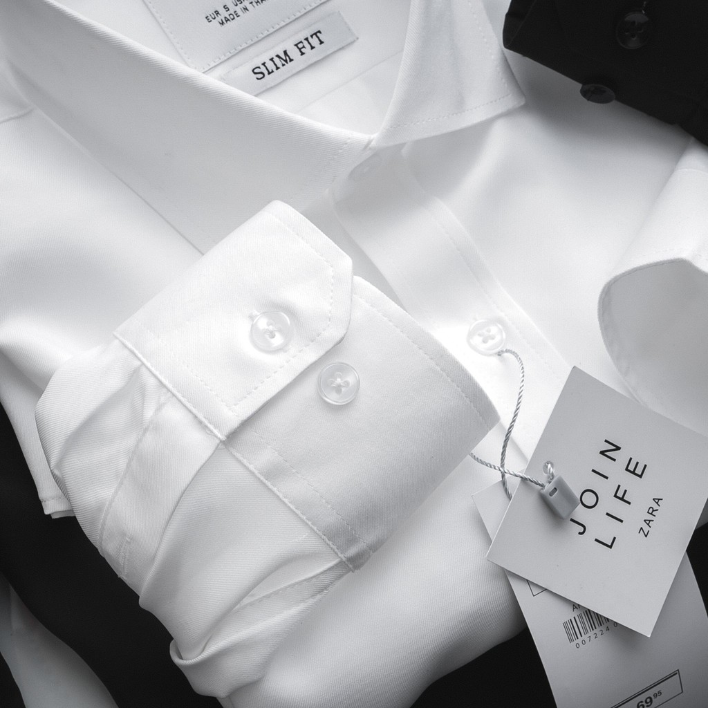 Áo Sơ Mi Nam Trắng Dài Tay Za-Ra, Somi Nam VNXK Vải Cotton Cao Cấp | BigBuy360 - bigbuy360.vn