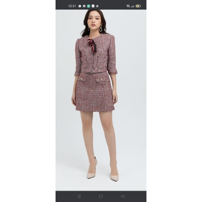 Sét dạ tweed Ivy moda size L