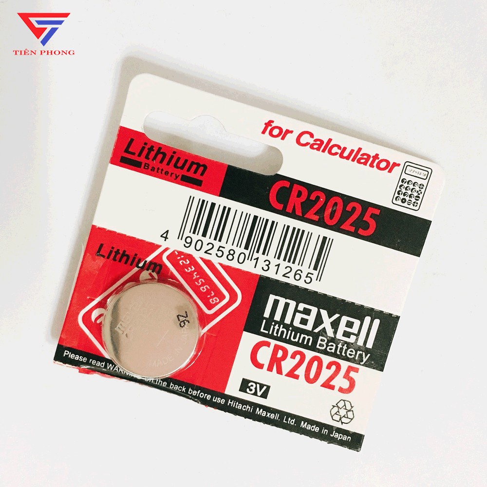 Pin cúc áo CR2025 Camelion, Energizer, Panasonic, Sony, Maxell, Rocket Chính Hãng, Chất Lượng Tốt