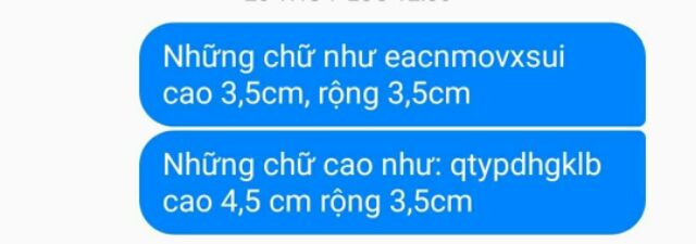 Bộ 29 chữ cái nỉ