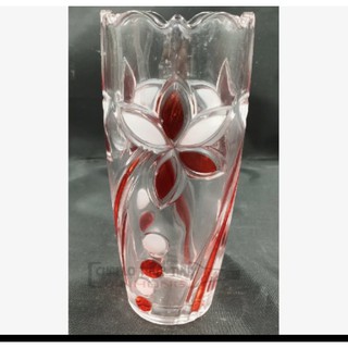 BÌNH HOA THỦY TINH HOA VĂN CAO CẤP 30CM