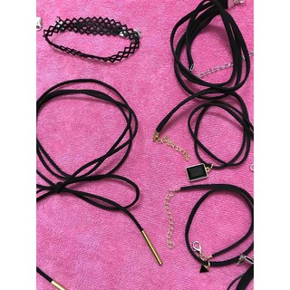 [ Bộ 10 vòng Mẫu 1]Set 10c vòng Choker mẫu 1