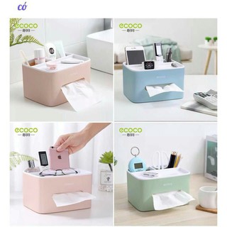 Hộp đựng giấy để bàn đa năng cao cấp ecoco