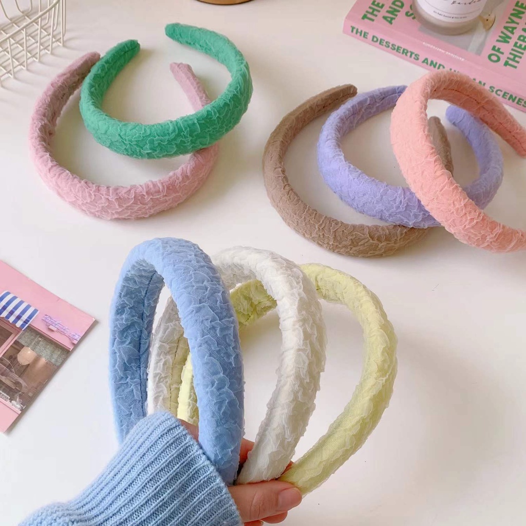 Băng Đô Cài Tóc Bản Rộng Phong Cách Hàn Quốc Chất Lượng Cao