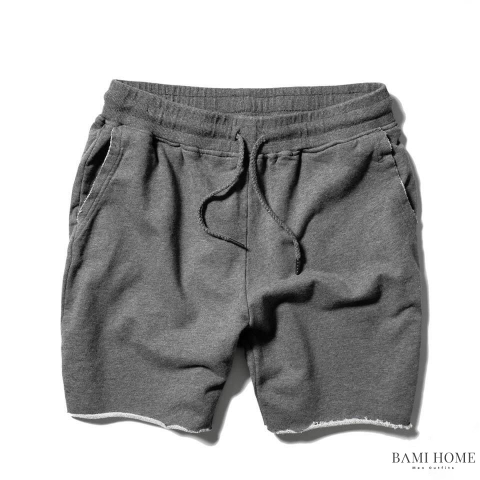 Quần short nỉ cao cấp BAMI HOME phong cách unisex dễ phối đồ QSN- 005 | BigBuy360 - bigbuy360.vn