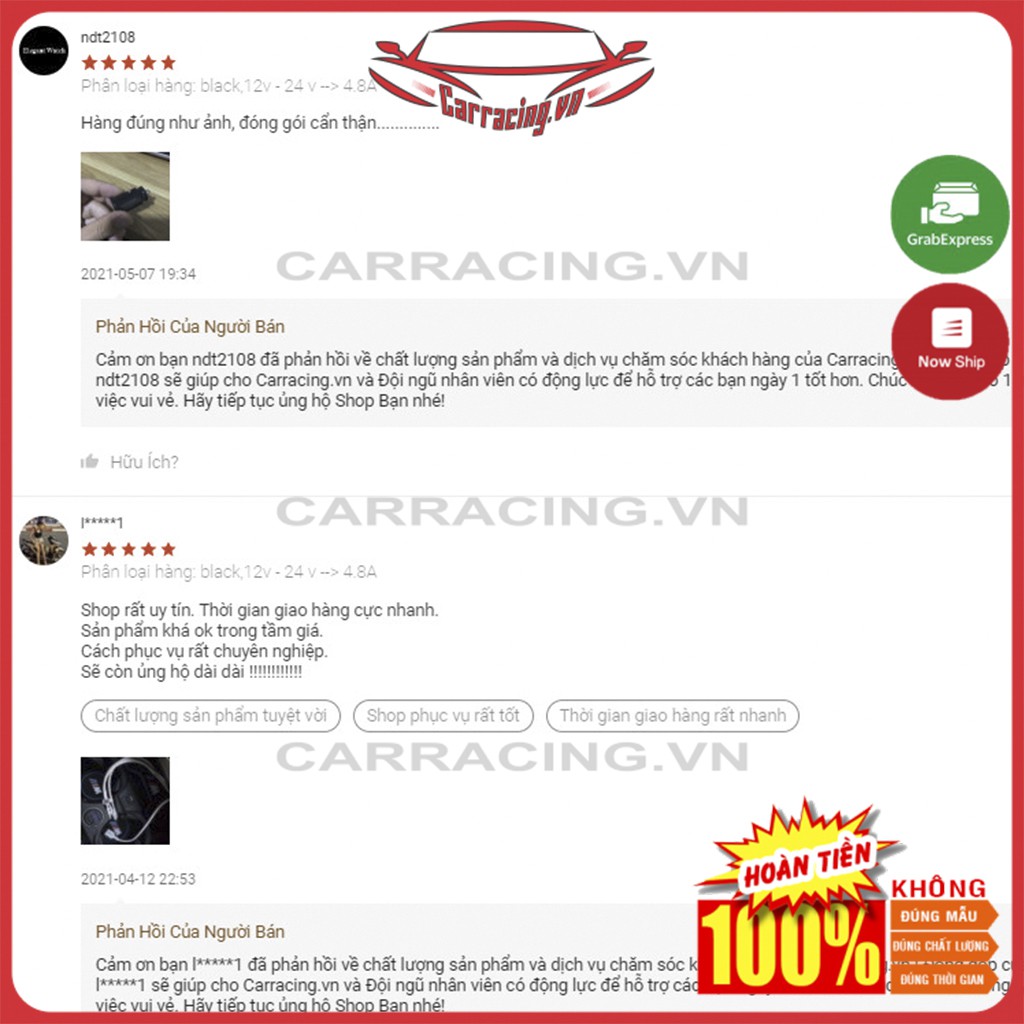 Tẩu Sạc Nhanh Ô Tô CARCHANGER  4.8 A 2 cổng USB dùng trong CARRACING Nội thất phụ kiện và cũng là đồ chơi ô tô , xe hơi | BigBuy360 - bigbuy360.vn