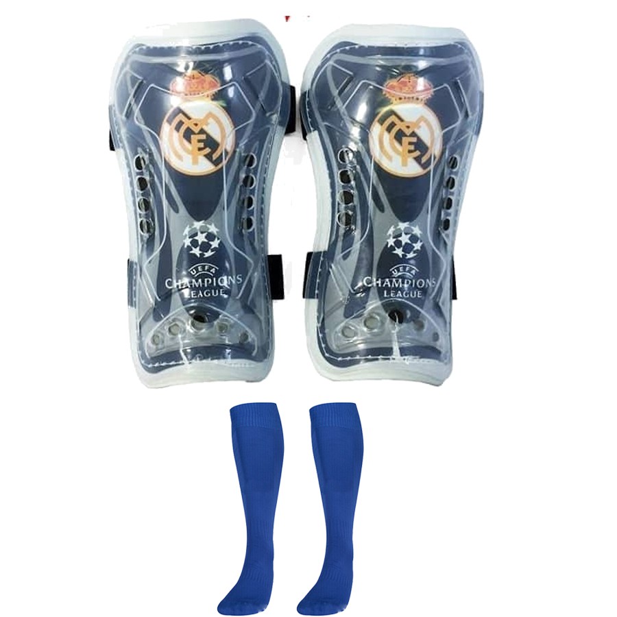 Combo Bó ống đồng đá bóng trẻ em các câu lạc bộ+Tất đá bóng dài trẻ em