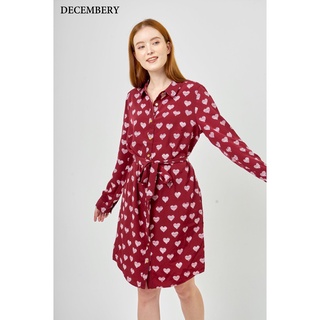 Đầm Decembery Dáng Sơ Mi Cổ Đức