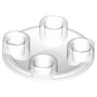 LEGO Đế Trượt 2x2 Tròn Màu Trắng Trong Suốt ID 4278412 54196