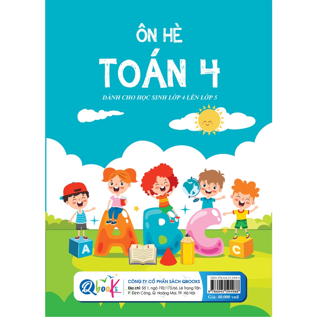 Sách - Ôn hè Toán và Tiếng Việt lớp 4 (dành cho học sinh lớp 4 lên lớp 5)