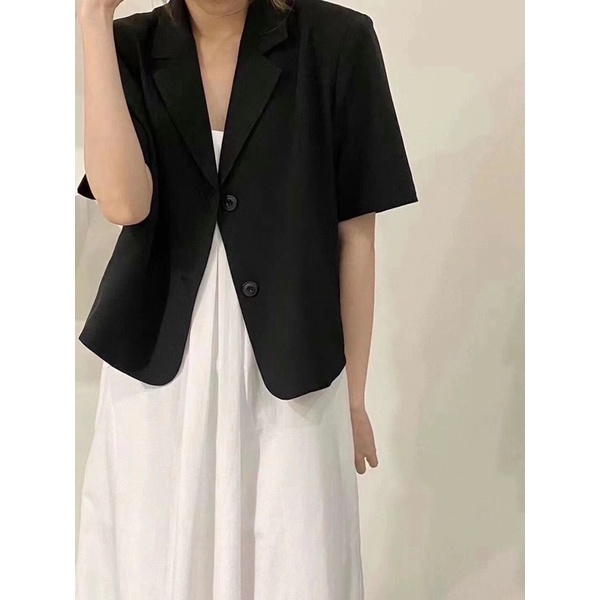 Áo blazer cộc tay cổ pijama 40503 CHERRY COCO