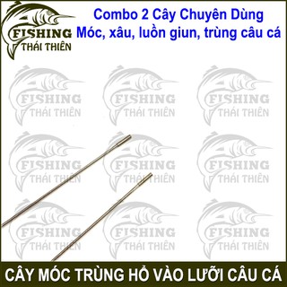 Combo 2 Cây Móc Trùng Giun Vào Lưỡi Câu Cá