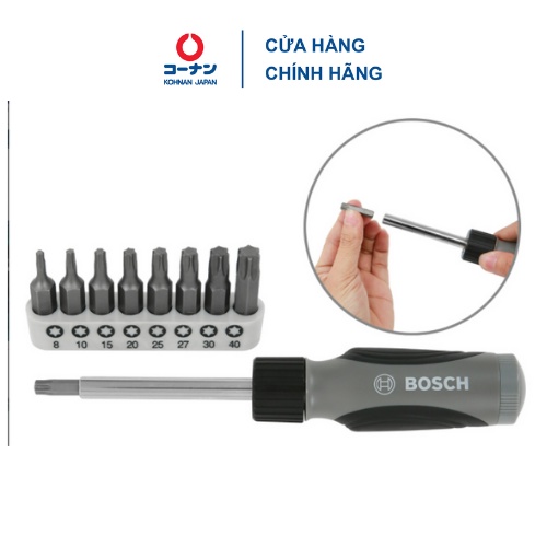 Bộ vặn vít đa năng Bosch 46 chi tiết tiện lợi