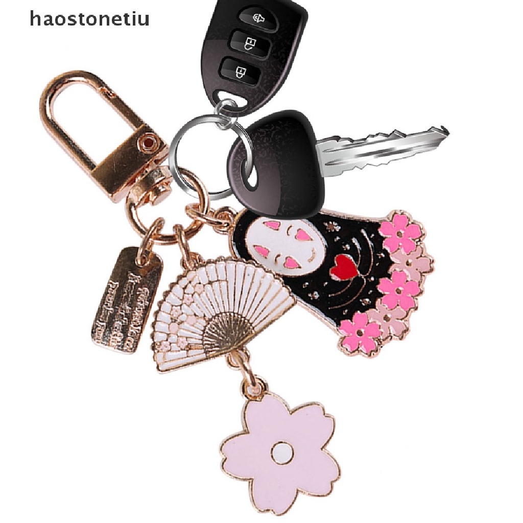 Móc Khóa Kim Loại Hình Vô Diện Hoạt Hình Sakura