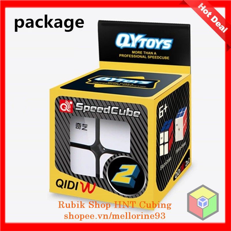 Đồ Chơi Rubik 2x2 QiYi 2 Tầng QiDi W - Khối Lập Phương Rubik Ma Thuật (Bản Nâng Cấp Của QiDi 2x2)