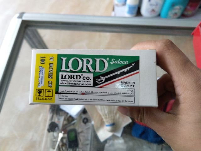 Lưỡi dao Lord bẻ sẵn( hộp nhỏ 100lưỡi)