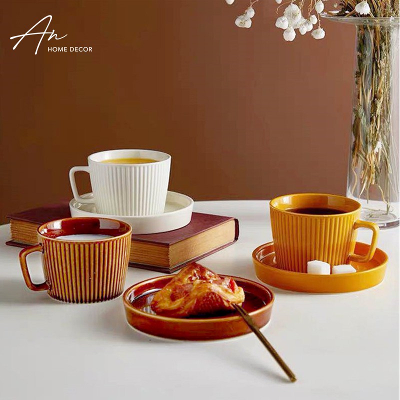 Cốc đĩa ly cà phê Cafe gốm sứ 200ml | BigBuy360 - bigbuy360.vn