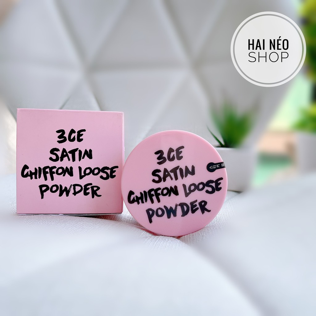 Phấn Phủ Dạng Bột 3CE Satin Chiffon Loose Powder (Hàn Quốc)