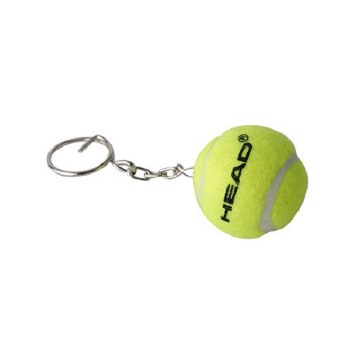 Móc chìa khóa bóng tennis bằng cao su phủ nỉ HEAD