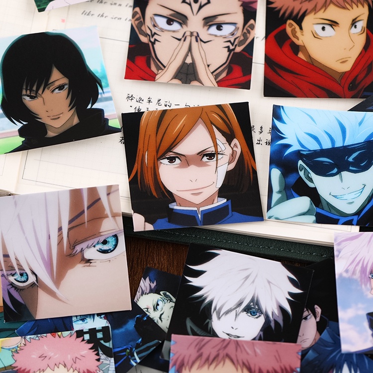 ★★★ Jujutsu Kaisen. Sticker Dán Trang Trí Nhật Ký Hình Chân Dung Độc Đáo ★★★ Bộ 50 Miếng Dán Trang Trí Album Thời Trang DIY Kích Thước 2~3cm