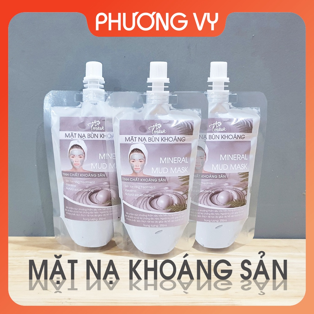 [NGUYÊN LIỆU SPA] 200g Mặt nạ bùn khoáng tinh chất khoáng sản đắp mặt dưỡng da.
