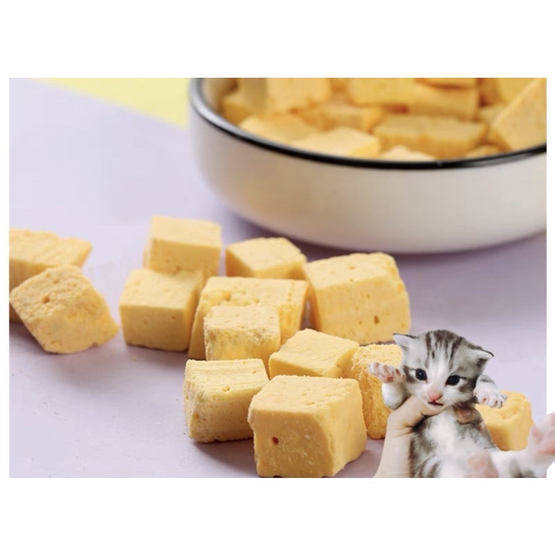 Phô mai sấy 100gr cho mèo, chó