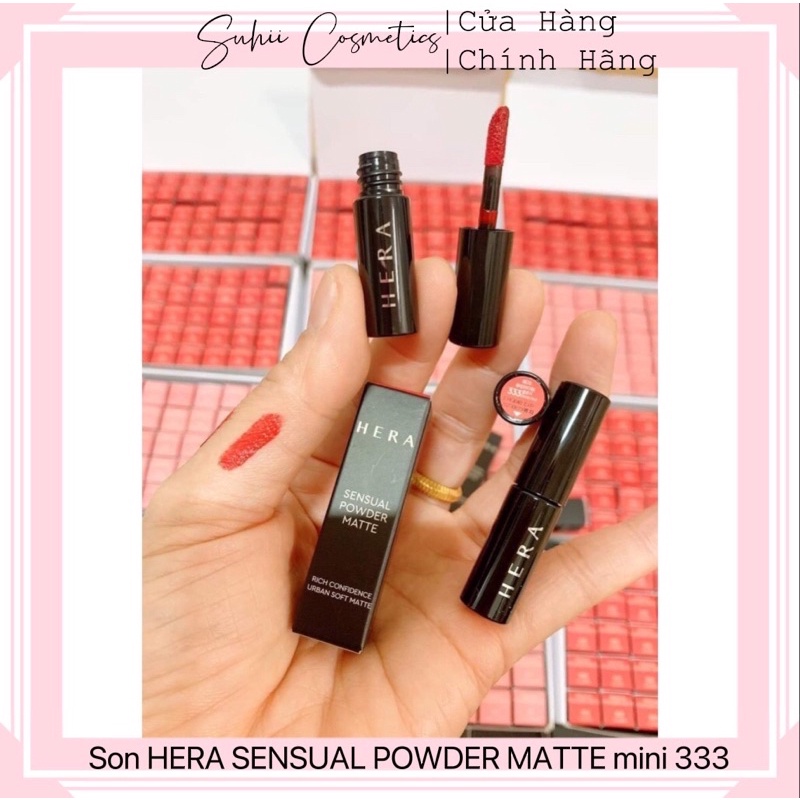 Son HERA SENSUAL POWDER MATTE MINI 177 Seoul - 333 Closer - HÀNG NỘI ĐỊA HÀN