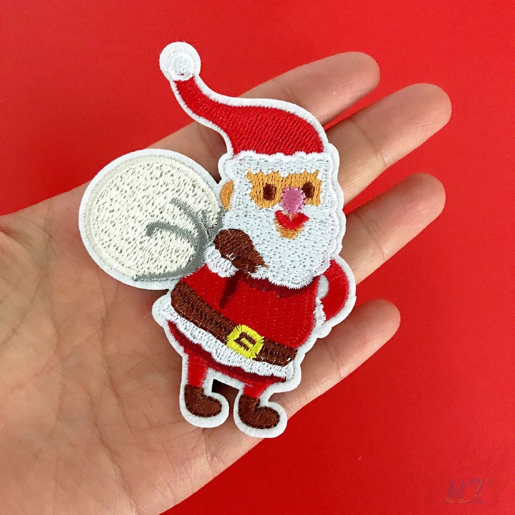 1pc ❀ Sticker Ủi Thêu Hình Giáng Sinh ❀ Sticker Ủi Thêu Hình Giáng Sinh
