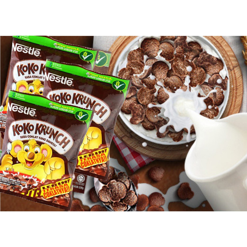 (Date: 01/2021) [ BÁNH NGON QUÁ ] Combo 05 gói x 15g Bánh Ngũ Cốc Ăn Sáng Nestle Koko Krunch Thái Lan