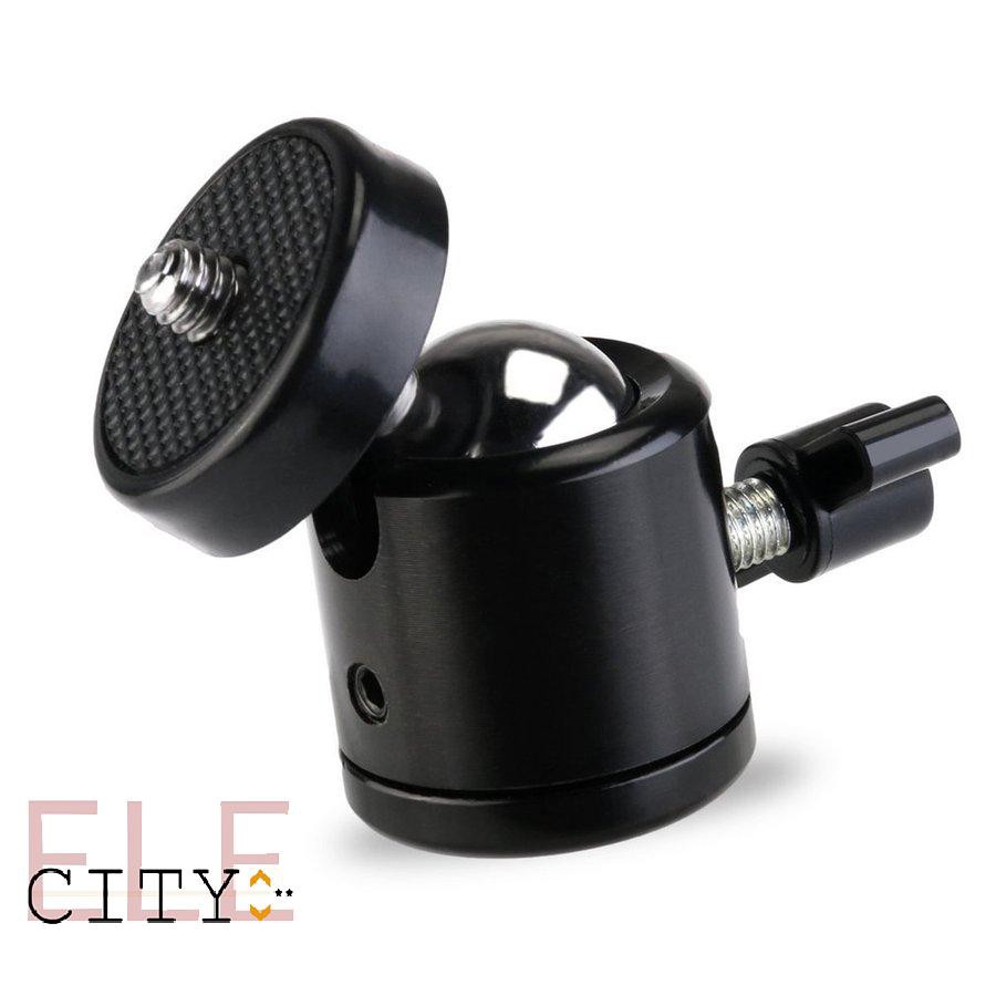 111ele} Outdoor Mini Tripod Camera Ballhead of 360 Swivel Ballhead 1/4 Screw Mount