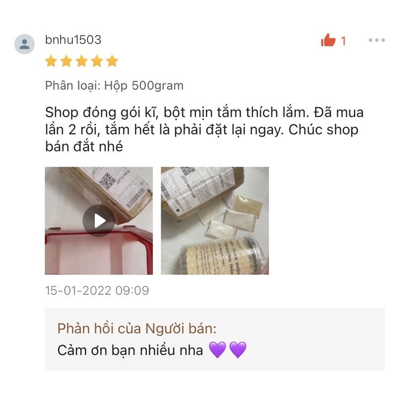 Bột Thiên Nhiên Tắm Trắng Dưỡng Da Làm Sạch Body TH Skincare Hộp 500gram