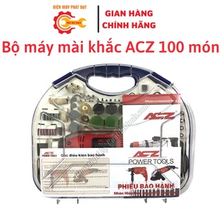 Bộ máy chế tạo đa năng mini 100 chi tiết ACZ 6058-Bộ máy mài khắc đa năng-Bảo hành 6 tháng