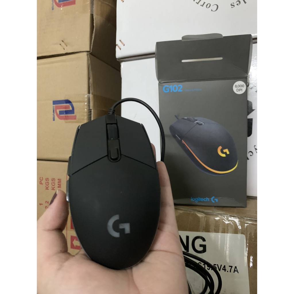 Chuột Logitech Có Dây G102 USB LED
