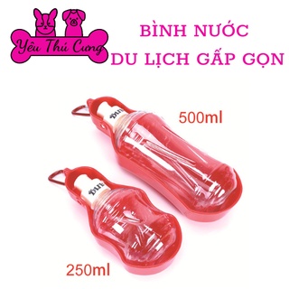 Bình nước du lịch gấp gọn- yêu thú cưng
