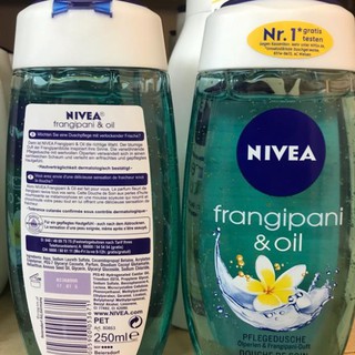 Sữa tắm Nivea 250ml Đức các màu
