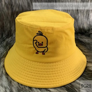 Mũ Bucket💥Nón Bucket Tròn Vành Con Vịt Phong Cách Ulzzang Hàn Quốc Unisex Doris_xtore