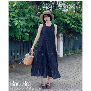 Váy Sát Nách Hoa Chìm 3 Màu - 23rd.September