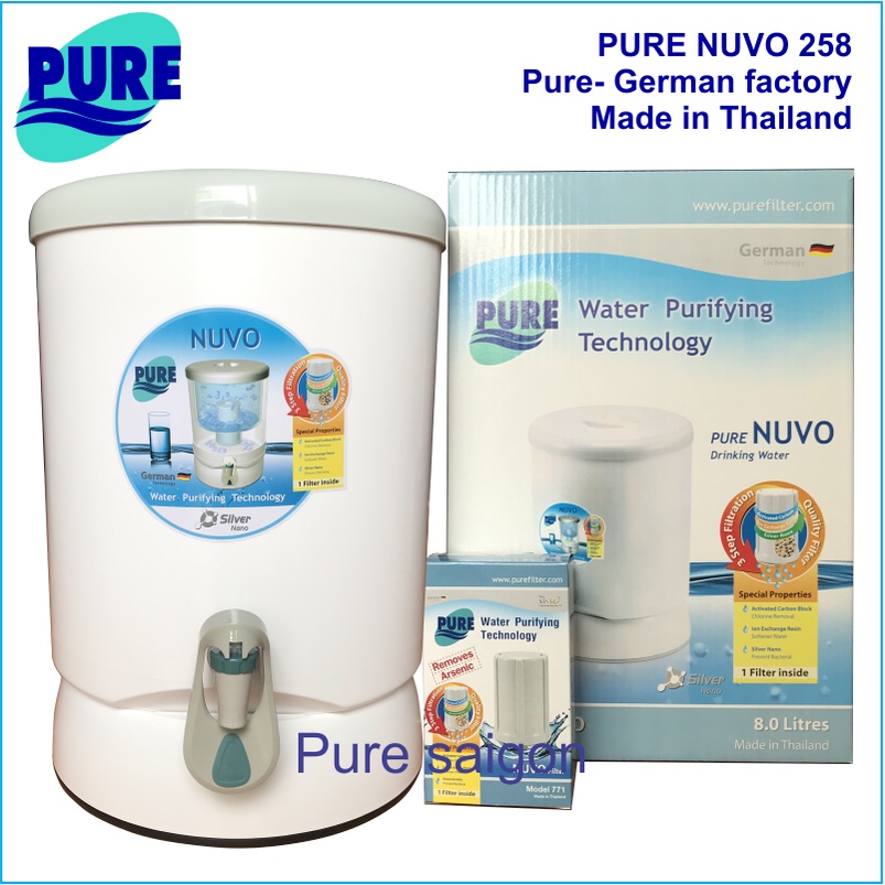 Bình lọc nước uống Pure Nuvo 258 Thái Lan